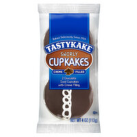 Tastykake Cupkakes, Swirly, Creme Filled - 2 Each 