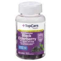 TopCare Black Elderberry, 50 mg, Adult Gummies - 60 Each 