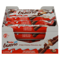 Kinder Bueno Chocolate Bar, Crispy Creamy - 20 Each 