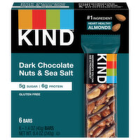 Kind Bars, Dark Chocolate Nuts & Sea Salt - 6 Each 
