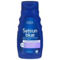 Selsun Blue Shampoo & Conditioner, Maximum Strength, Antidandruff, 2 in 1