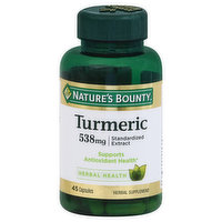 Nature's Bounty Turmeric, 538 mg, Capsules - 45 Each 