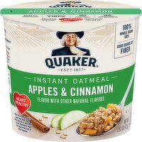 Quaker Instant Oatmeal, Apples & Cinnamon - 1.51 Ounce 