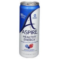 Aspire Energy Drink, Healthy, Mixed Berry - 12 Fluid ounce 