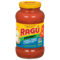 Ragu Sauce, Chunky, Tomato, Garlic & Onion - 24 Ounce 