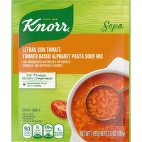 Knorr Soup Mix, Tomato Base Alphabet Pasta - 3.5 Ounce 