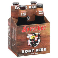 Sprecher Craft Soda, Root Beer - 4 Each 