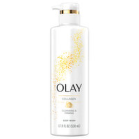 Olay Body Wash, Cleansing & Firming, Collagen - 17.9 Fluid ounce 