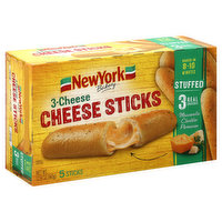 New York Bakery Cheese Sticks, 3-Cheese - 5 Each