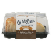 Cotton Blues Cheesecake Company Cheesecake, Sea-Salted Caramel Swirl, Single Slice Serving