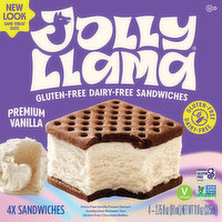 Jolly Llama Sandwiches, Premium Vanilla