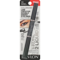 Revlon Eyeliner, Double Ended, Line Creator, Blackout 151 - 1 Each 