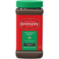 Community Coffee Decaf Café Special Medium-Dark Roast Instant Coffee - 7 Ounce 