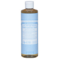 Dr. Bronner's Soap, Pure-Castile, 18-in-1 Hemp, Baby, Unscented - 16 Fluid ounce 