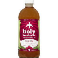 Holy Kombucha Tea, Raw Fizzy Probiotic, Prickly Pear - 16.9 Ounce 