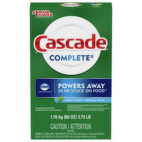 Cascade Dishwasher Detergent, Fresh Scent - 60 Ounce 