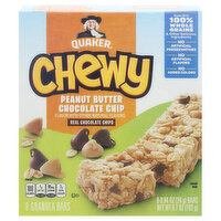 Quaker Granola Bars, Peanut Butter Chocolate Chip - 8 Each 