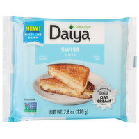 Daiya Cheese Slices, Dairy-Free, Swiss - 7.8 Ounce 