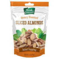 Fresh Gourmet Almonds, Honey Roasted, Sliced - 3.5 Ounce 