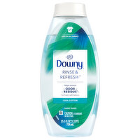 Downy Fabric Rinse, Cool Cotton - 25.5 Fluid ounce