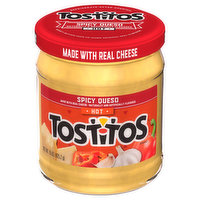 Tostitos Spicy Queso, Hot - 15 Ounce 