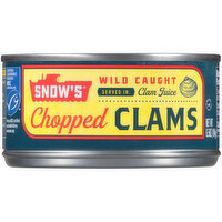 Snow's Chopped Clams - 6.5 Ounce 