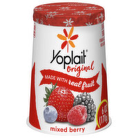 Yoplait Yogurt, Low Fat, Mixed Berry - 6 Ounce 