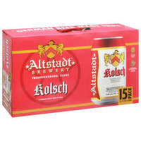 Altstadt Brewery Beer, Premium, German-Style, 15 Pack - 15 Each