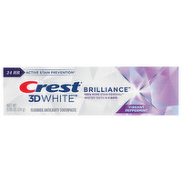 Crest Toothpaste, Anticavity, Fluoride, Vibrant Peppermint, Brilliance - 0.85 Ounce 