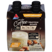 Atkins Protein Shake, Cafe Caramel, Iced Coffee - 4 Each 