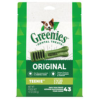 Greenies Dog Treats, Original, Teenie - 43 Each 