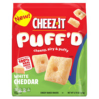 Cheez-It Cheesy Baked Snacks, White Cheddar - 5.75 Ounce 