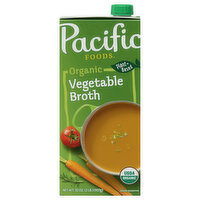 Pacific Foods Vegetable Broth, Organic - 32 Fluid ounce 