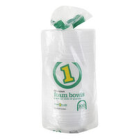 Super 1 Foods Foam Bowls, 30-Ounce - 100 Each