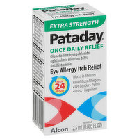 Pataday Eye Allergy Itch Relief, Extra Strength, For Ages 2 and Older - 2.5 Millilitre 