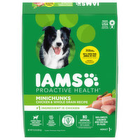 IAMS Dog Food, Super Premium, Chicken & Whole Grains Recipe, Minichunks, Adult 1+ - 15 Pound 