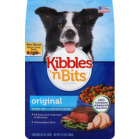 Kibbles 'n Bits Dog Food, Original, Savory Beef & Chicken Flavors - 3.5 Pound 