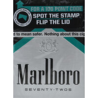 Marlboro Cigarettes, Black Menthol, Seventy Twos