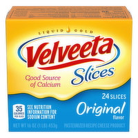 Velveeta Cheese Slices, Original Flavor