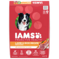 IAMS Dog Food, Lamb & Rice Recipe, Minichunks, Adult 1+ - 15 Pound 