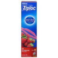 Ziploc Seal Top Bags, Storage, Gallon - 19 Each 