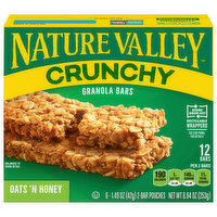 Nature Valley Granola Bars, Oats 'n Honey, Crunchy