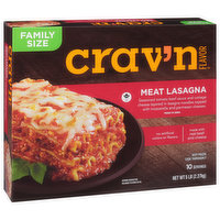 Crav'n Flavor Lasagna, Meat, Family Size - 5 Pound