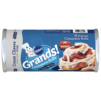Pillsbury Cinnamon Rolls, Deluxe, Cream Cheese Icing - 5 Each