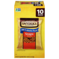 Snyder's of Hanover Pretzels, Snaps, 100 Calorie Pack