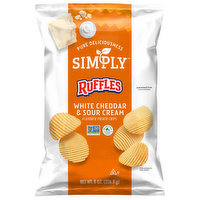 Ruffles Potato Chips, Cheddar & Sour Cream Flavored