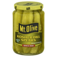 Mt Olive Pickles, Kosher Dill, Spears