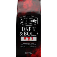 Community Coffee Coffee, Ground, Bold Roast, Intense Blend - 12 Ounce 