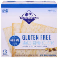 Yehuda Matzos Matzo-Style Squares, Gluten Free, Original, - 10.5 Ounce 