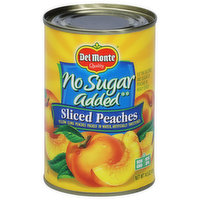 Del Monte Peaches, No Sugar Added, Sliced - 14.5 Ounce 